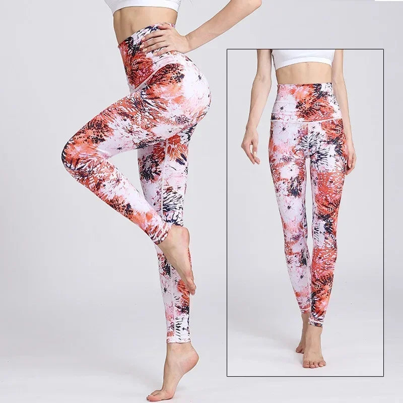 Cloud Hide Floral Push-Up Leggings