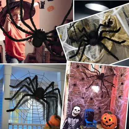 Giant Black Plush Spider