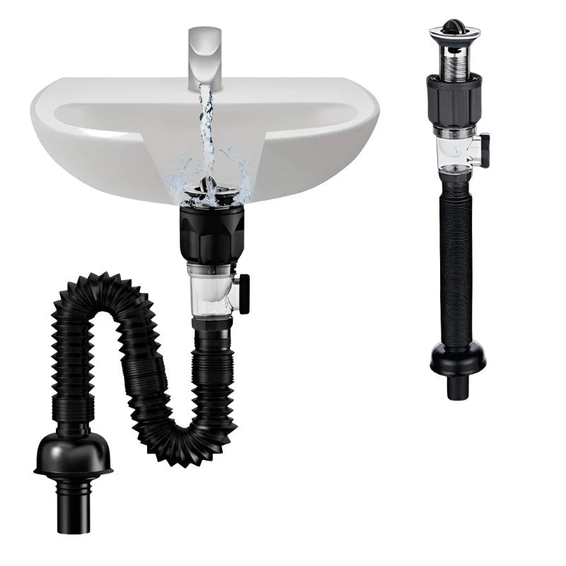 Telescoping Antiodor Drain Pipe