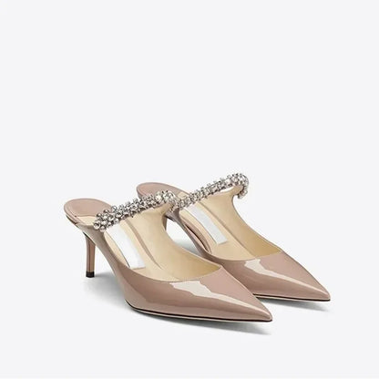 Pointed Toe Mule Heels