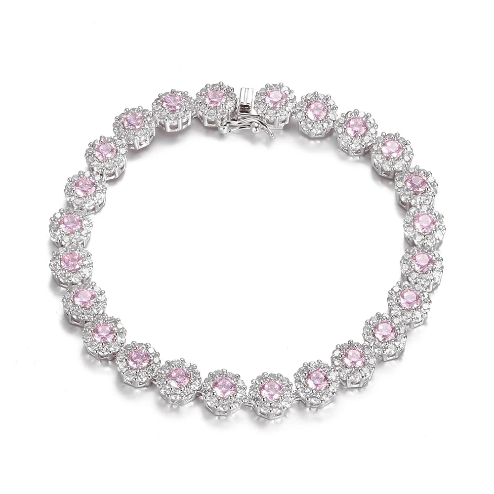 Sparkling Zircon Tennis Bracelet