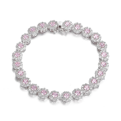 Sparkling Zircon Tennis Bracelet