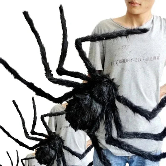 Giant Black Plush Spider