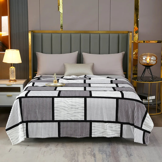 Plaid Flannel Fleece Blanket