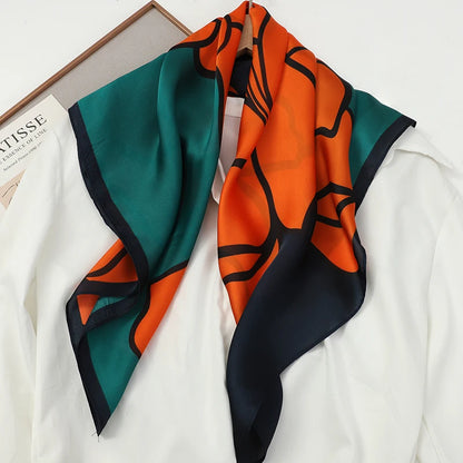 Scarf 70 70Cm Silk Square