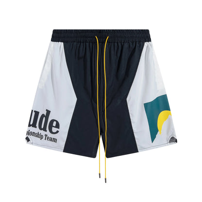 Letter Print Hip-Hop Beach Shorts