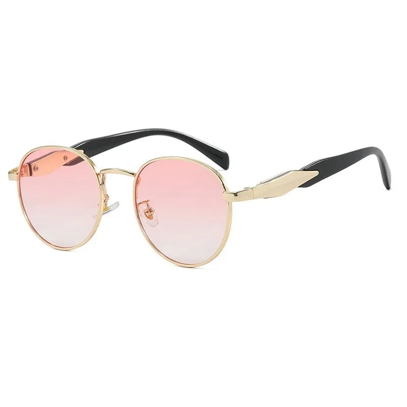 Vintage Round Metal Sunglasses