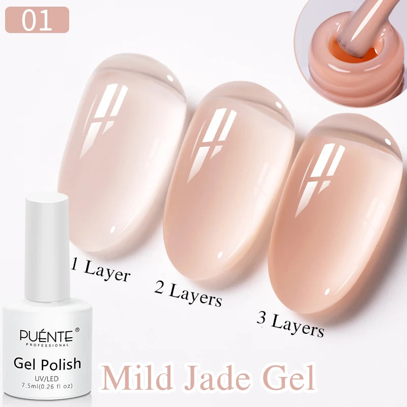 PUENTE Glitter Poly Nail Gel