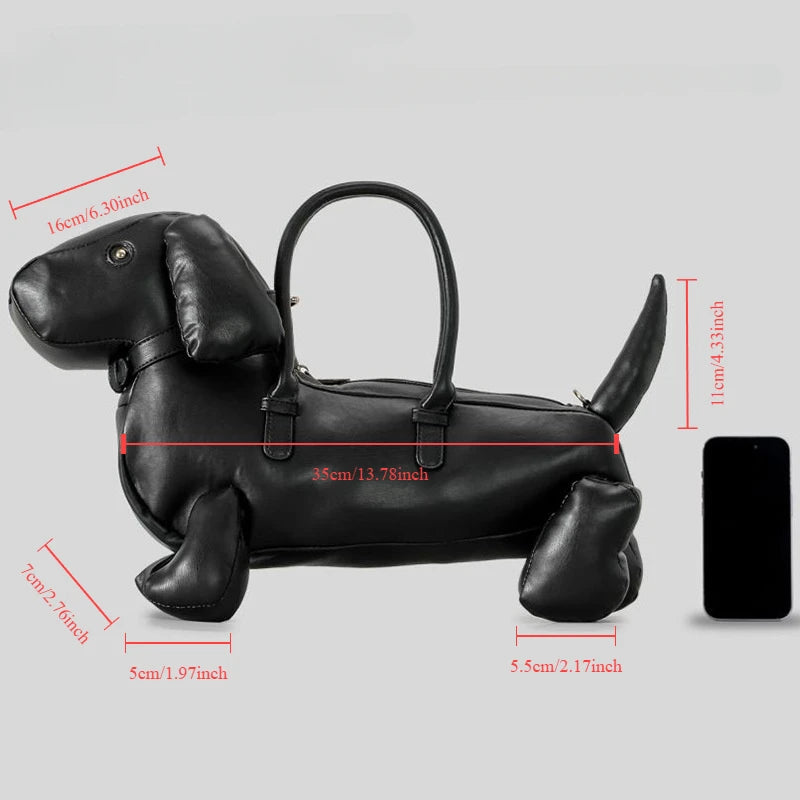 Dachshund PU Handbag