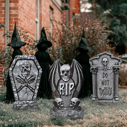 Skeleton Tombstone Yard Signs
