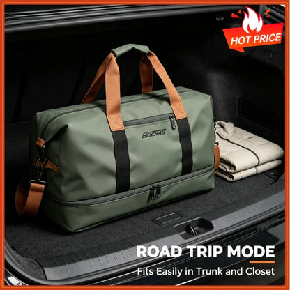 Lightweight Oxford Weekender Bag