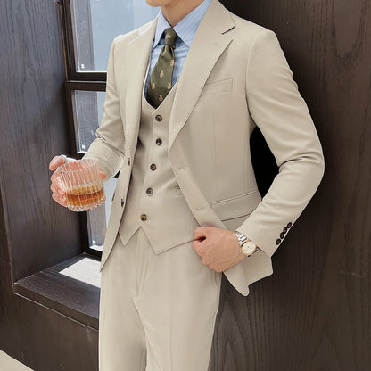 Jacket Vest Pants Ltalian Suit