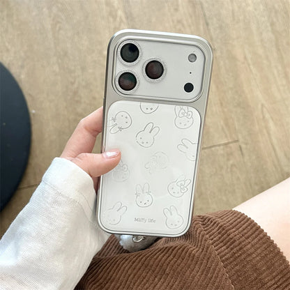 Full Coverage Plush & Silicone Case for iPhone 17 Pro Max | 17 Pro | 16 Pro Max | 16 Pro | 15 Pro Max | 15 Pro