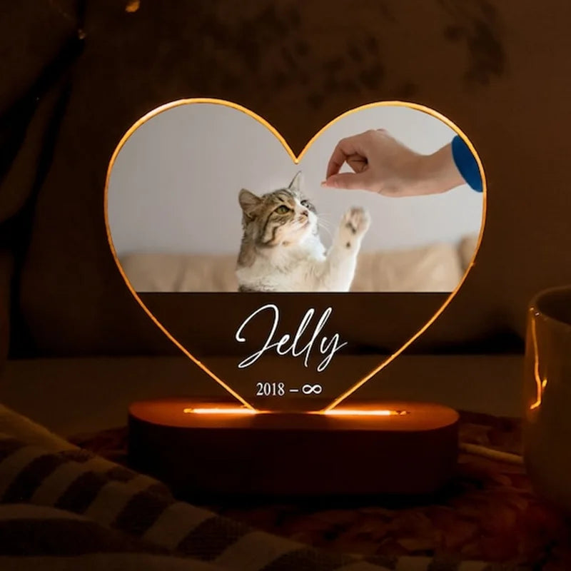 Personalized Heart Pet Frame