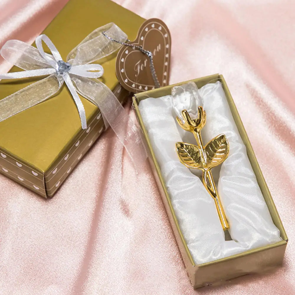 Artificial Crystal Rose Flower
