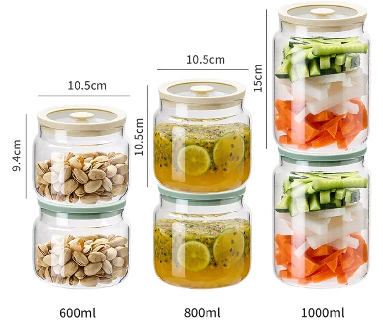 Glass Japan Style Fermentation Jar