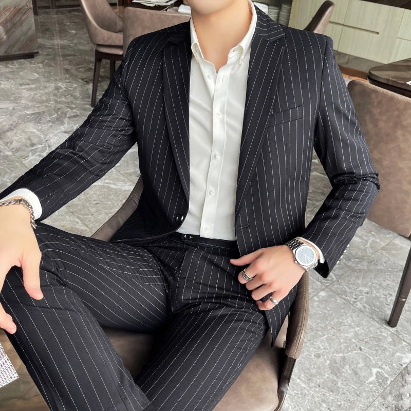 Slim Fit Two-Piece Spring Suit