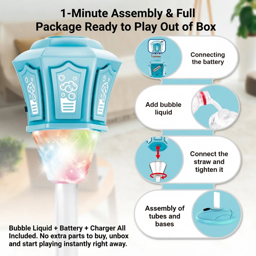 Electric Bubble Toy Set