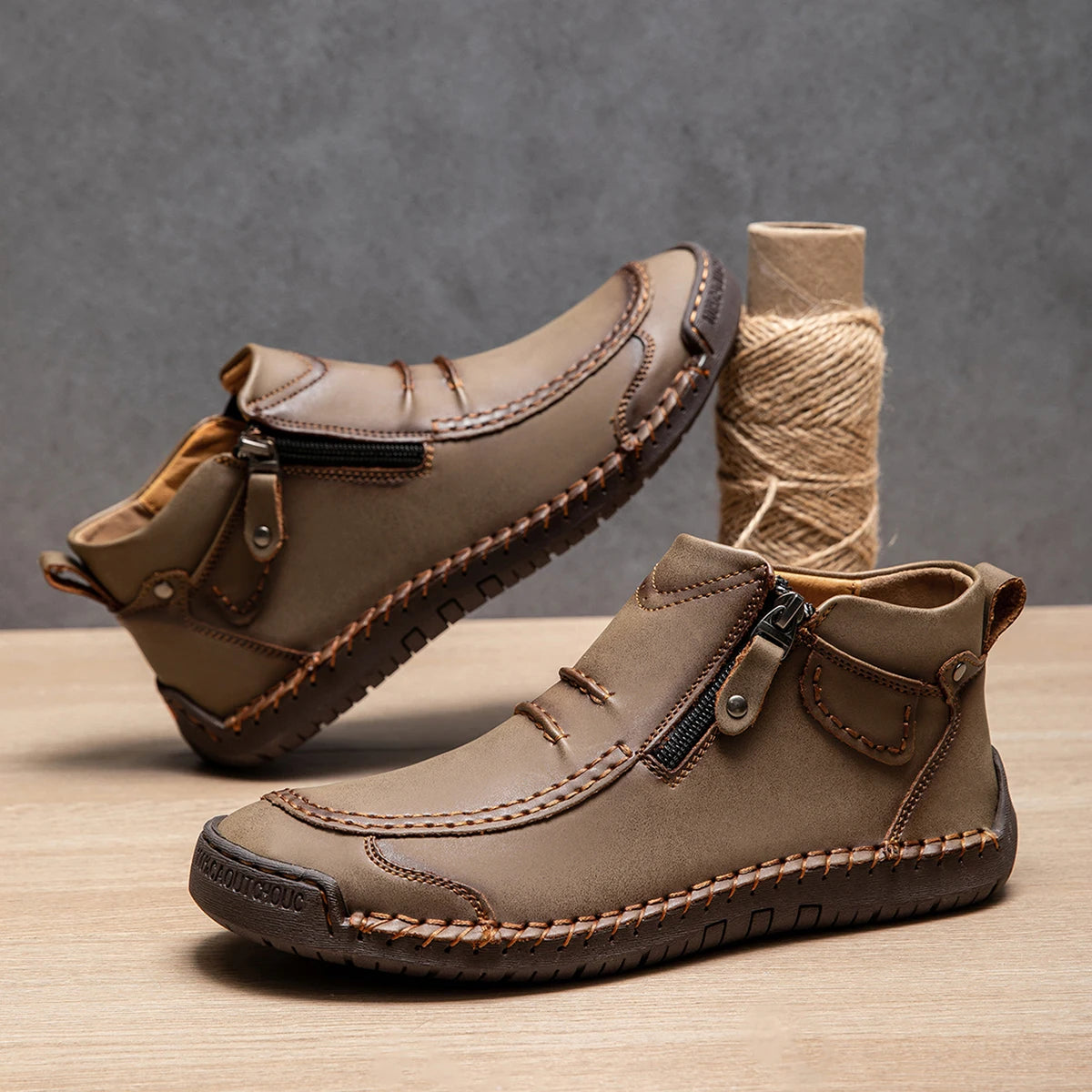 Handmade Leather Ankle Boots