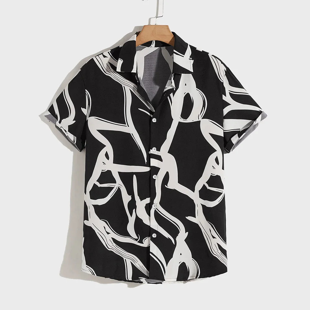Striped Print Casual Shirt
