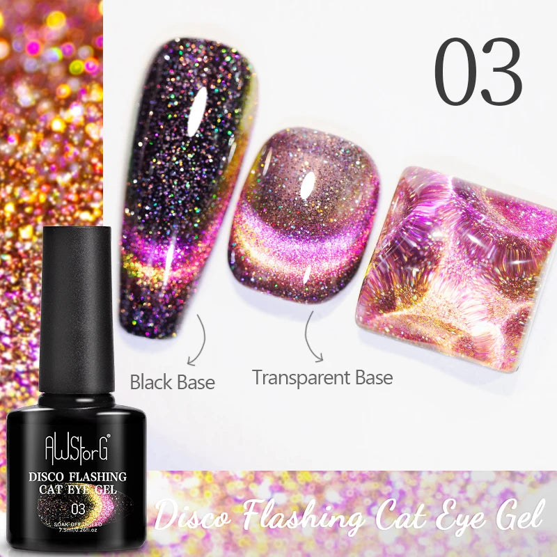 Pink Cat Eye Gel Polish