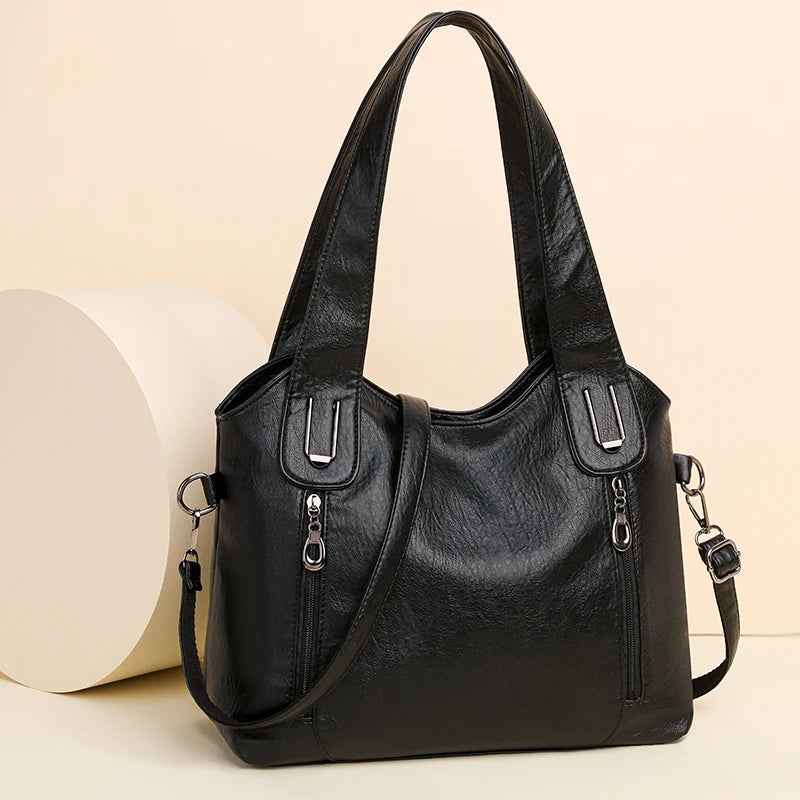 Retro Leather Shoulder Bag