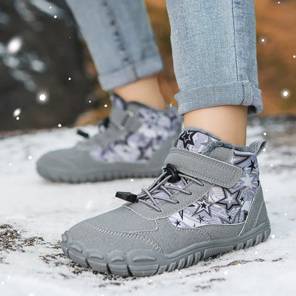 Fur-Lined Barefoot Snow Boots
