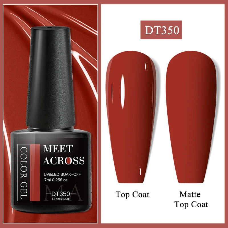 MEET ACROSS Matte Gel Polish