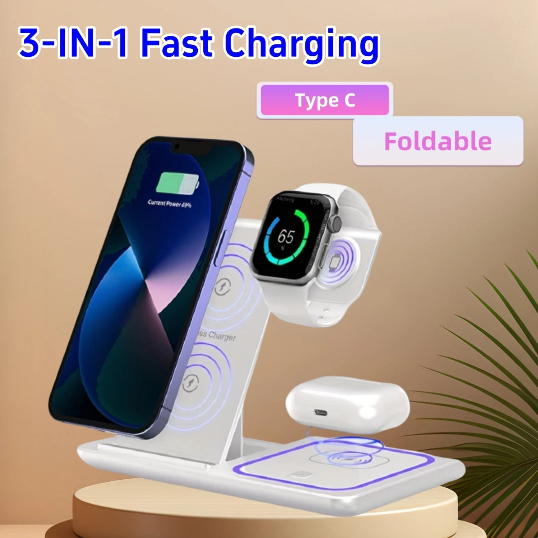 Wireless 3 in 1 Charging Dock