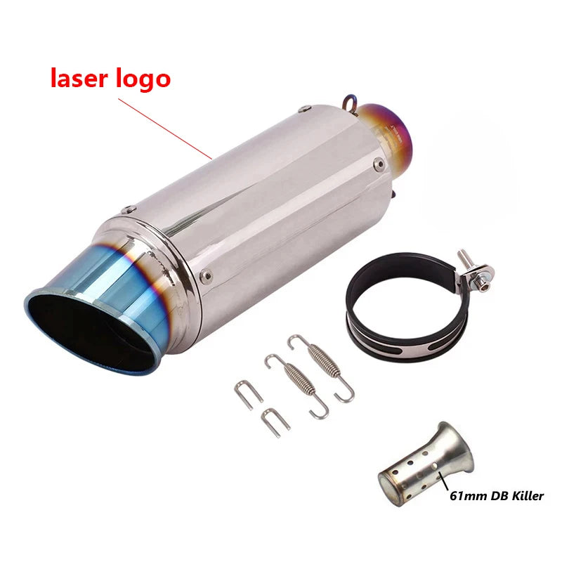 Universal 51/60mm Carbon Fiber Exhaust Muffler DB Killer