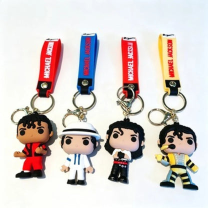 Michael Jackson Keychain Music Idol