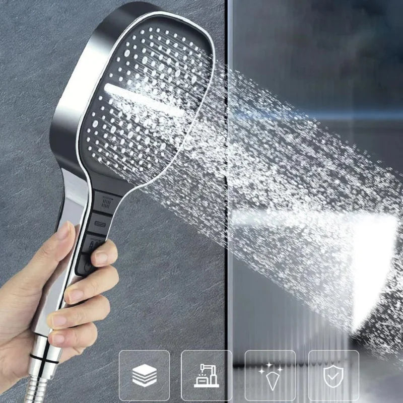 Adjustable High-Pressure Shower Head