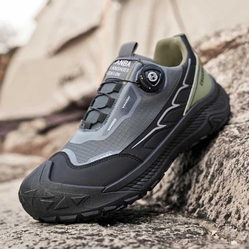 Rotary Buckle Trekking Sneakers