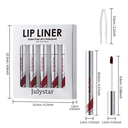 Waterproof Lip Gloss Set