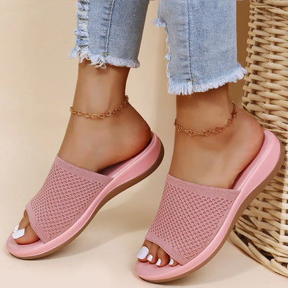 Elastic Strap Sandals