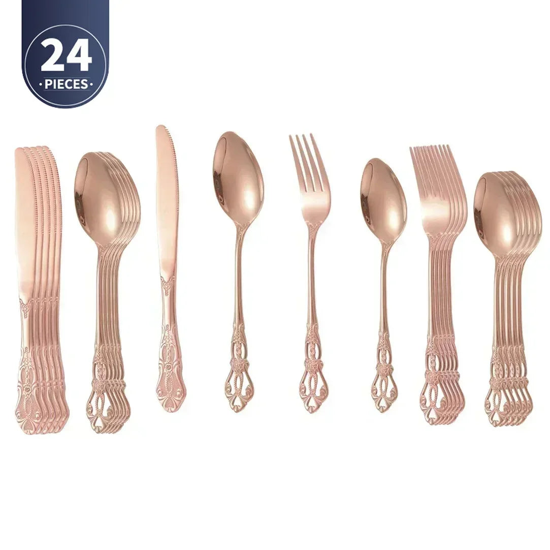 Luxury Gold Cutlery Set