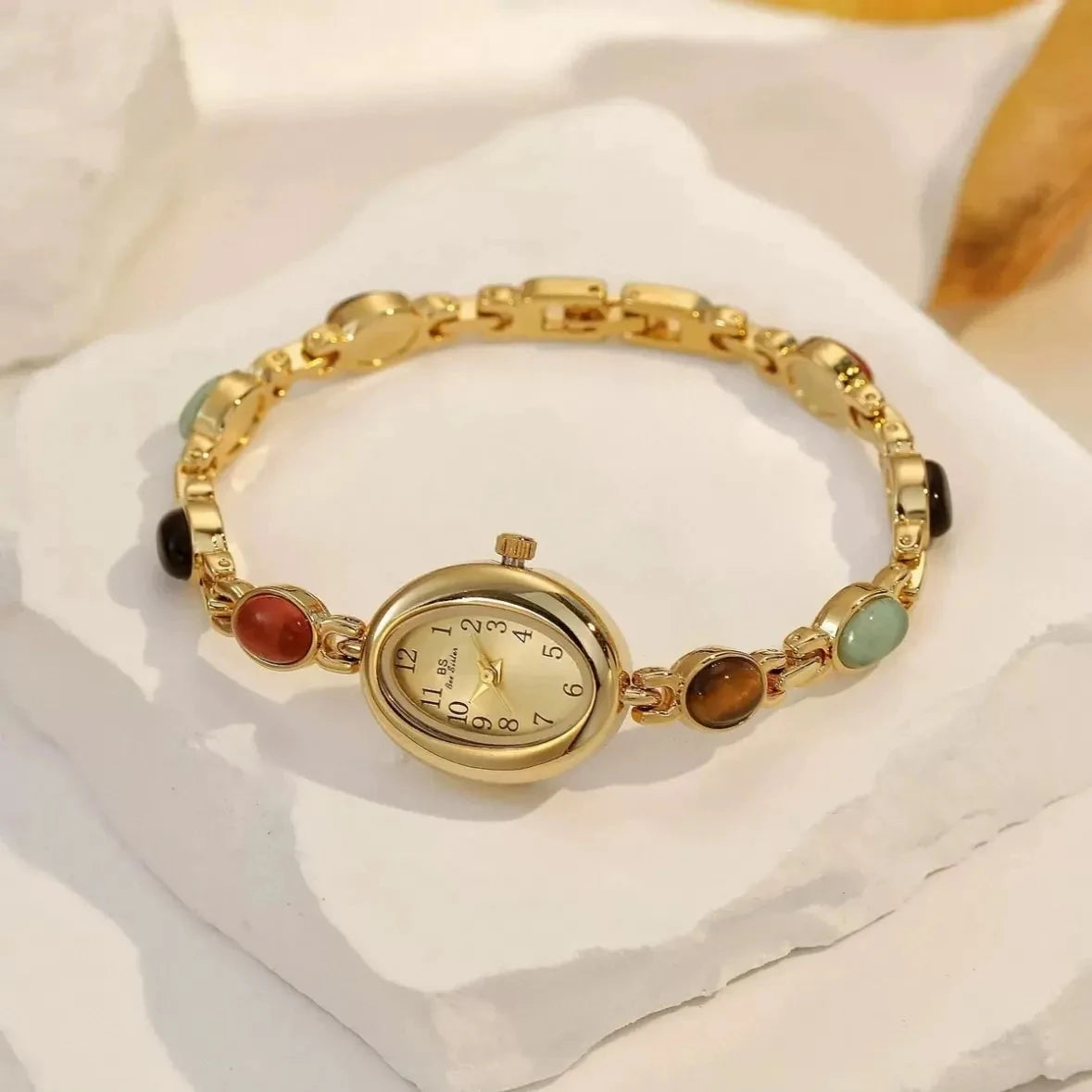 Jade Oval Watch