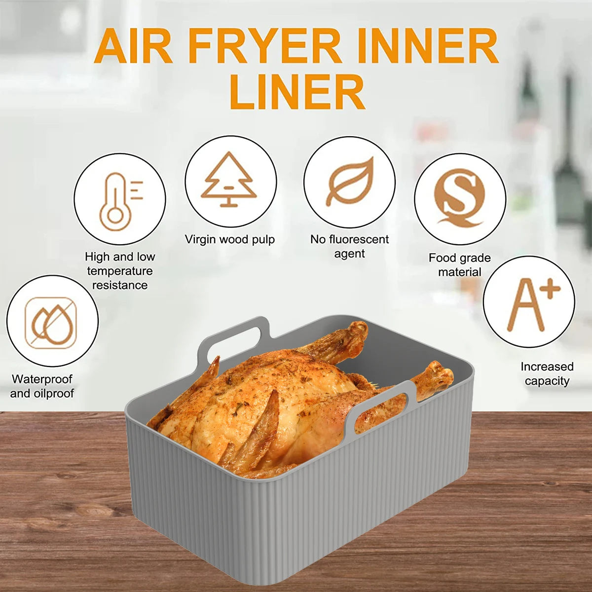 Silicone Fryer Accessories Air Pot