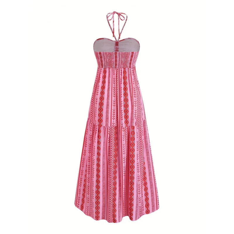 Geometric Beach Dress