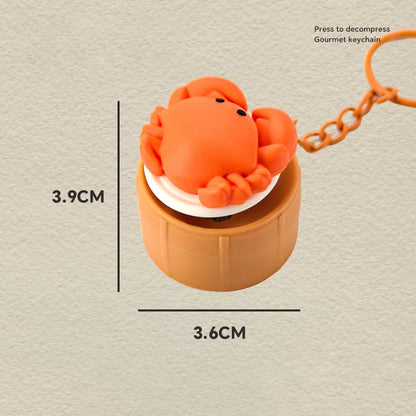 Key Cap Clicker Keychain Party