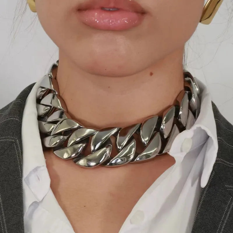 Stainless Steel Vintage K Necklace Party