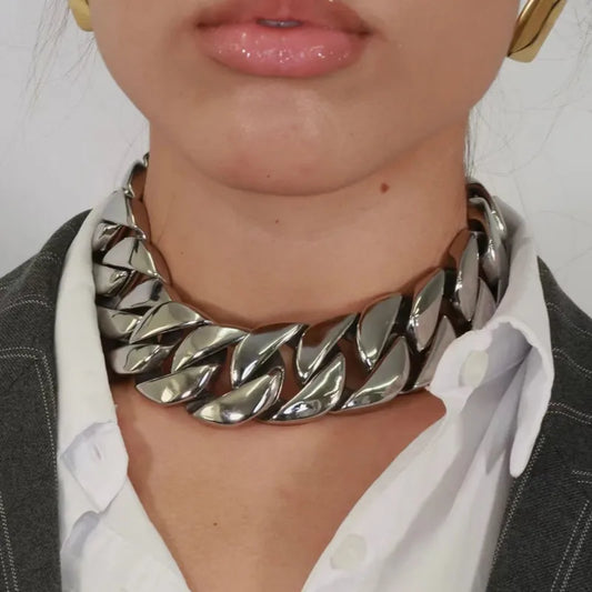 Stainless Steel Vintage K Necklace Party