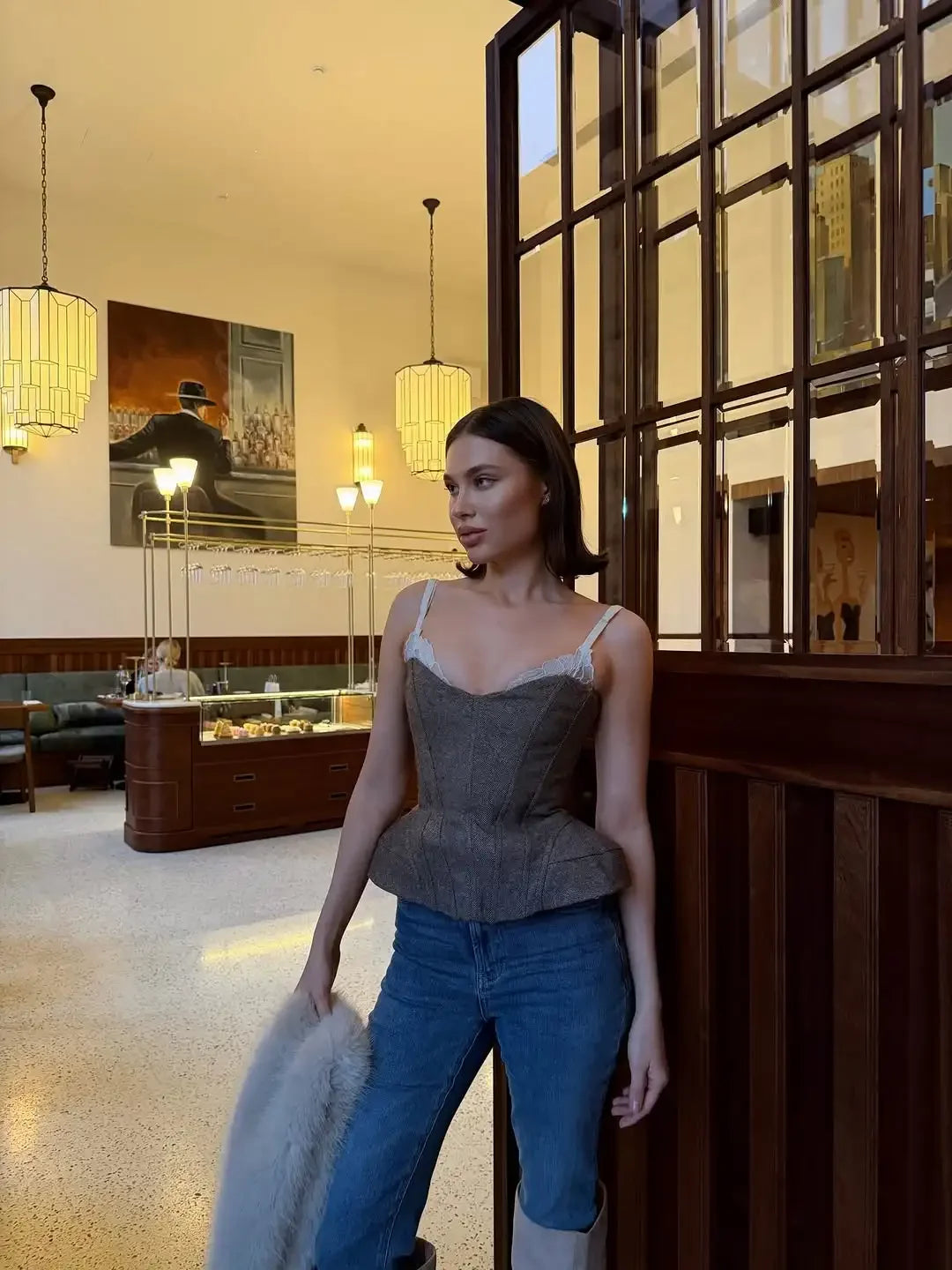 Lace Sling Top