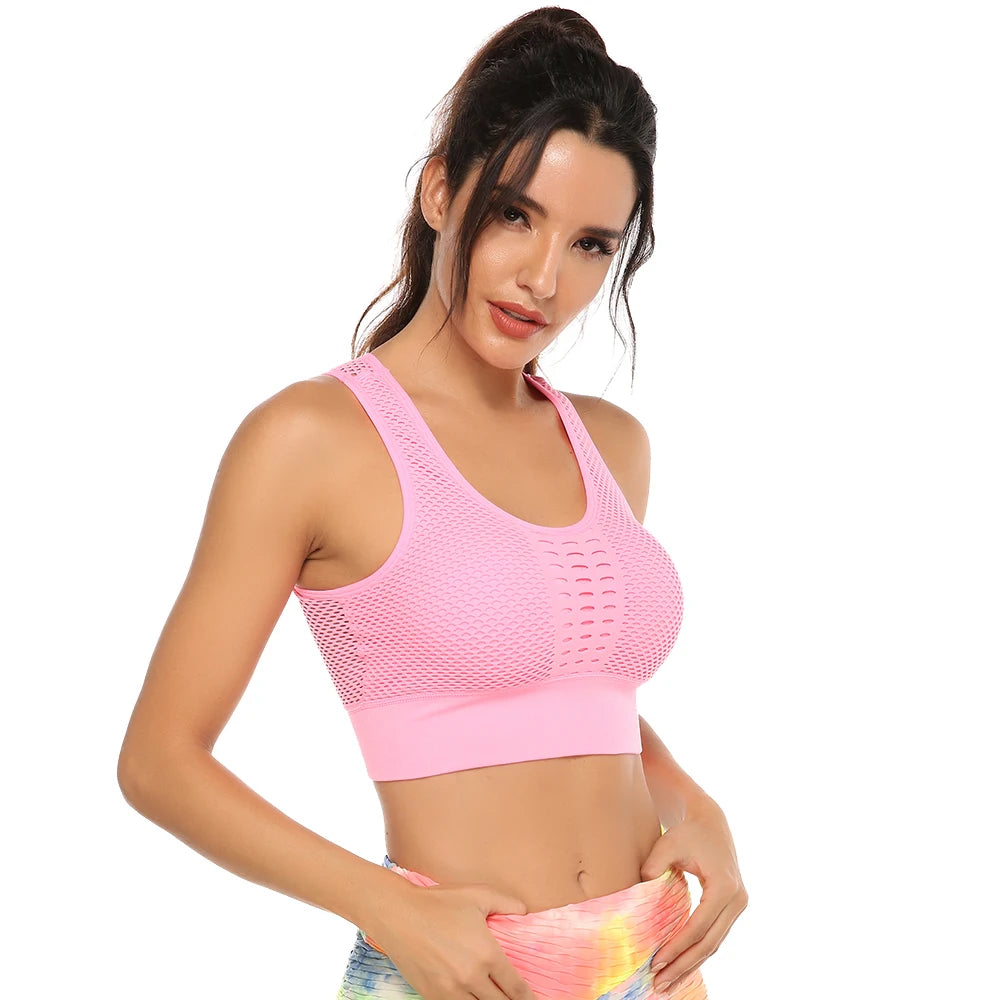 Fitness T-shirts Workout Sports Bra