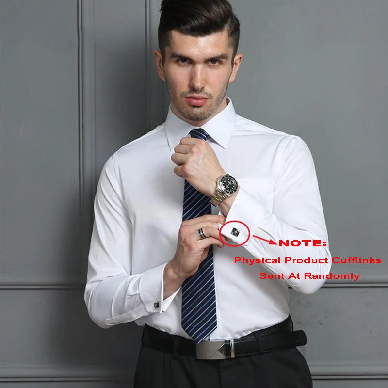 Formal Stand Collar Dress Shirt
