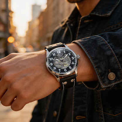 Longlux Vintage Pilot Watch