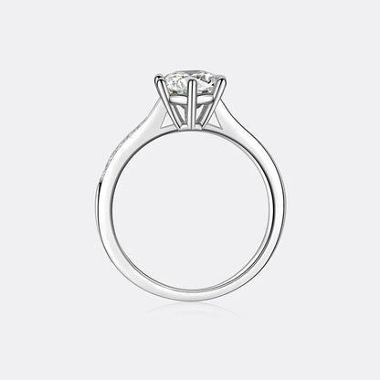 Geometric Moissanite Cocktail Ring