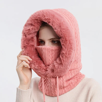 Knitted Windproof Ski Cap
