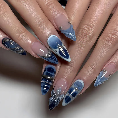 Y2K Cat Eye Press-On Nails