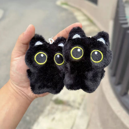 Kawaii Plush Black Cat Doll